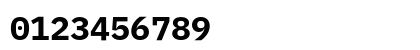 iA Writer Duospace Bold Numeric Preview