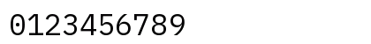 iA Writer Mono V Regular Numeric Preview