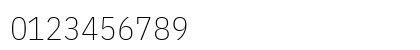 IBM Plex Sans Condensed ExtraLight Regular Preview