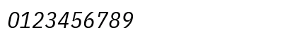 IBM Plex Sans Condensed Italic Preview