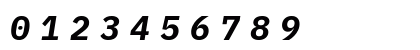iMWritingQuattroS Nerd Font Mono Bold Italic Numeric Preview