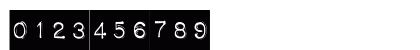 Impact Label Regular Numeric Preview