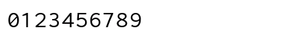 Inconsolata Expanded Regular Numeric Preview