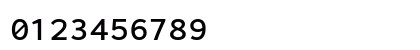 Inconsolata Expanded SemiBold Regular Numeric Preview