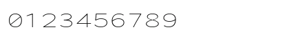 Inconsolata ExtraExpanded ExtraLight Regular Numeric Preview