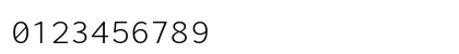 Inconsolata SemiExpanded Light Regular Numeric Preview
