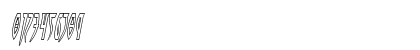 Inhumanity Outline Italic Outline Italic Preview