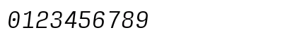 Input Mono Narrow Light Italic Preview