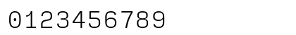 Input Sans Narrow Extra Light Numeric Preview