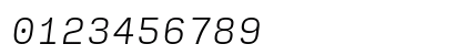 Input Sans Narrow Extra Light Italic Preview
