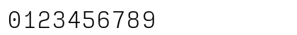Input Serif Condensed Extra Light Numeric Preview