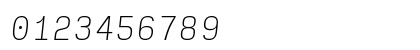 Input Serif Condensed Thin Italic Numeric Preview
