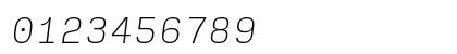 Input Serif Narrow Thin Italic Numeric Preview