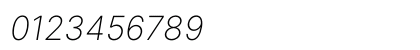 Inter Extra Light  BETA Italic Numeric Preview