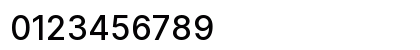 Inter Medium Regular Numeric Preview