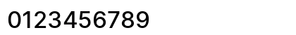 Inter Medium Regular Numeric Preview