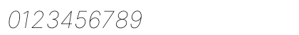 Inter Thin  BETA Italic Numeric Preview
