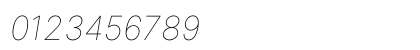 Inter Thin Italic Preview