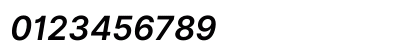 Inter UI Semi Bold Italic Preview