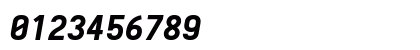Iosevka Heavy Extended Italic Numeric Preview