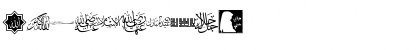 font islamic color Regular Font