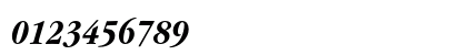 ITC Garamond Std Bold Condensed Italic Numeric Preview
