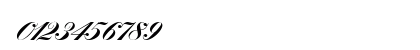 KremlinScript Bold Numeric Preview