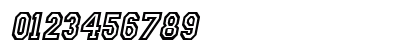 Jevons Oblique Numeric Preview