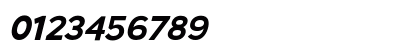 JT Leonor Bold Italic Bold Italic Numeric Preview