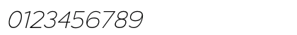 JT Leonor Light Italic Italic Numeric Preview