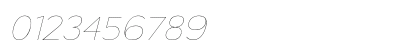 JT Leonor Thin Italic Italic Numeric Preview