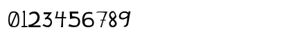 JustDucky SemiSerif Numeric Preview