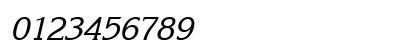 Katrina Italic Numeric Preview