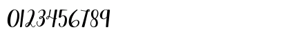KG Manhattan Script Regular Numeric Preview
