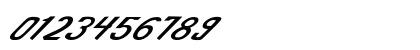King City Free Font Calligraphy Numeric Preview