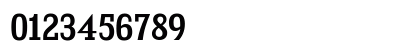 Kingsbridge SemiCondensed SemiBold Numeric Preview