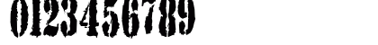 Mirror Regular Numeric Preview