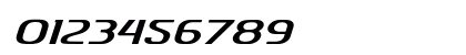 Knuckle Black Extra-expanded Italic Numeric Preview