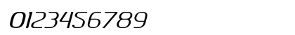 Knuckle Expanded Italic Numeric Preview