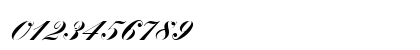 Kuenstler Script Regular Numeric Preview