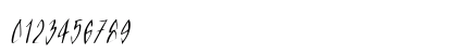 Kurtz Italic Numeric Preview