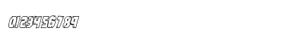 Leatherface Outline Italic Italic Preview