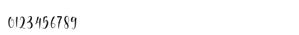 Lerina Script Regular Numeric Preview