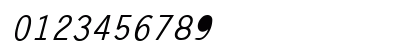 Letter Gothic Bold Italic Preview