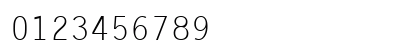 LetterGothic Regular Preview