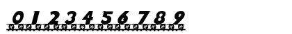 LetterTrain Bold Italic Numeric Preview