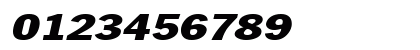 LibraryGothicHeavyExtended Italic Preview