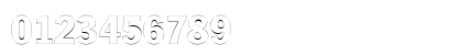LibraryGothicHeavyOutline Regular Preview