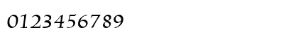 LinotypeTrajanus Italic Preview