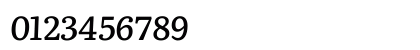 Literata 12pt Medium Italic Numeric Preview